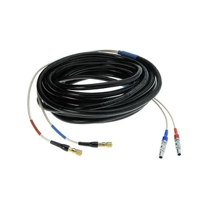 Pair of small pipe dual transducer cables