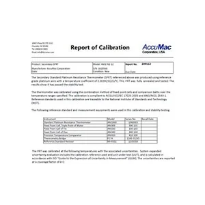 AccuMac 5007 Calibration