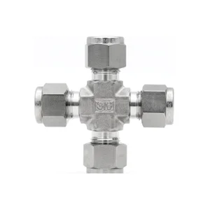 SS316 UNION CROSS 3/8 “OD6000 PSI