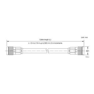YCB111-M075 | Yokogawa | YCB111 V Net Cable (10BASE-5)