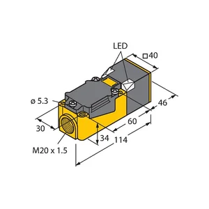 BI15-CP40-VP4X2 | Turck Inductive Sensor